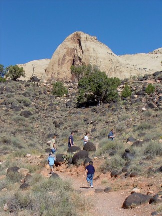 Hiking in Capitol Reef